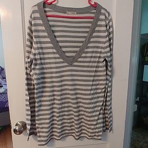 Cream & Grey sweater